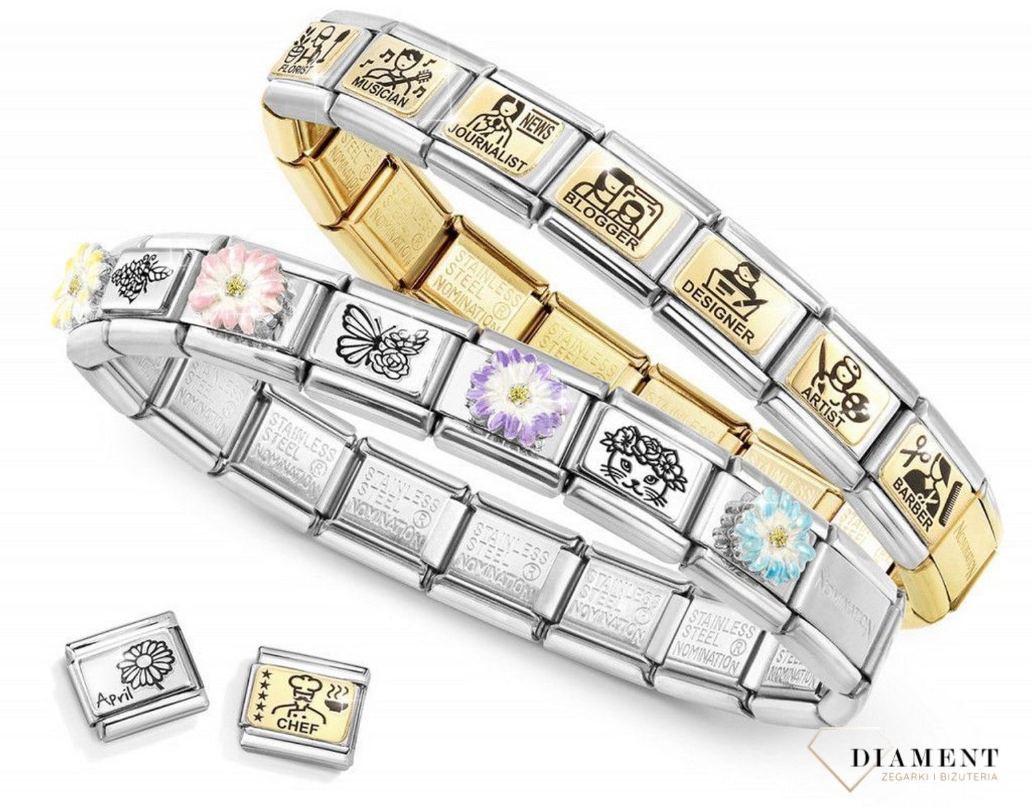 Nomination Link 925 Silver 'Piesek w kwiatach' 330111 24 ✓oryginalna biżuteria Nomination ✓ prezent dla przyjaciółki✓ prezent na urodziny✓ prezent dla przyjaciółki✓ Biżuteria Nomination ✓Wymarzony preze.jpg